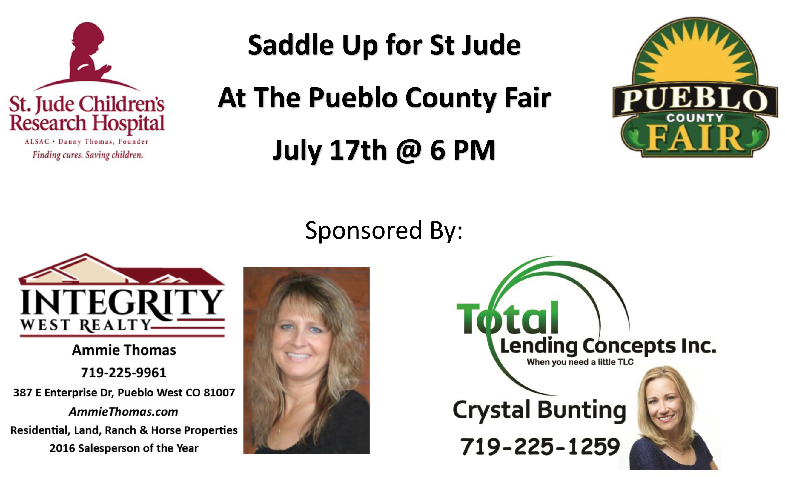 Saddle Up for St Jude at the Pueblo County Fair 2018